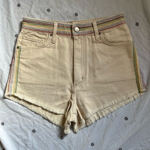 🆕 Lee Rainbow Stitching Cutoff Denim Shorts